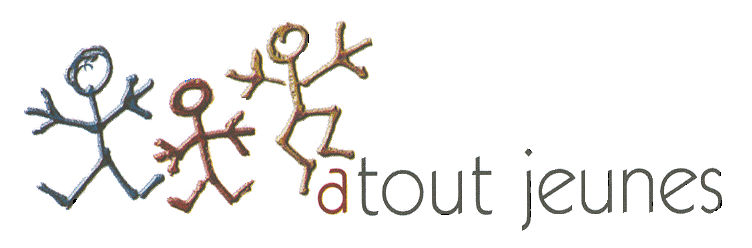 Logo Horizontal Initial Association Atout Jeunes - Accueil de loisirs sur la commune de Saint-Fons